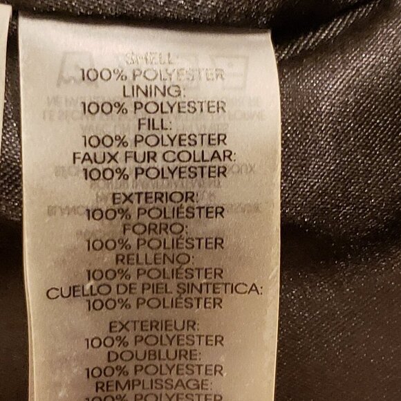 Calvin Klein Women's Leopard/Animal Print Puffer Jacket w/Faux Fur Collar, SZ 1X - Picture 11 of 12